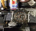 Best Audemars Piguet Royal Oak Offshore Replica Watches - Black Case Rose Gold Marker